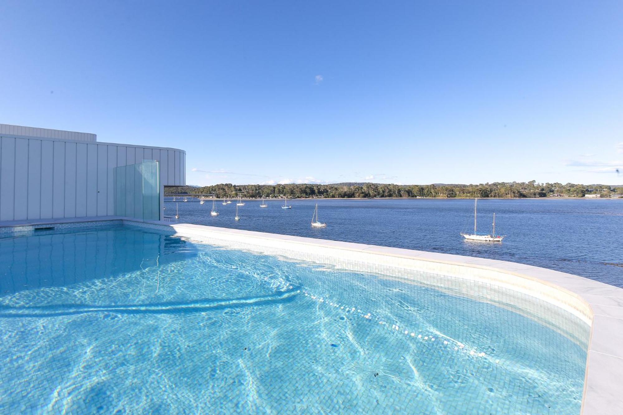 Modern 1-bedroom With Sweeping Water Views Apartment Batemans Bay